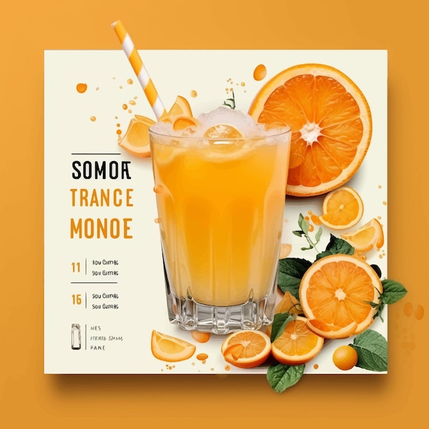 Photo orange juice instagram stories collection