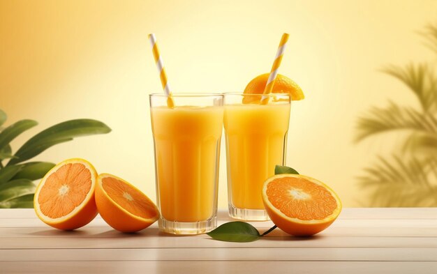 Orange Juice isolated AI