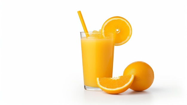 Orange Juice isolated on white background