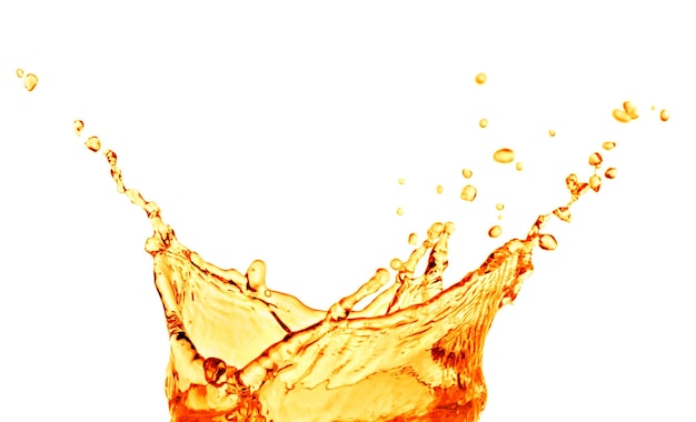 orange juice splash