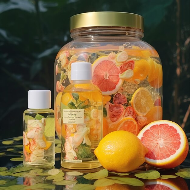 Premium AI Image Orange Juice Splashes Vitamin C Bottal premium-ai-image-orange-juice-splashes-vitamin-c-bottal