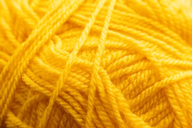 Orange knitting thread texture handiwork backdrop