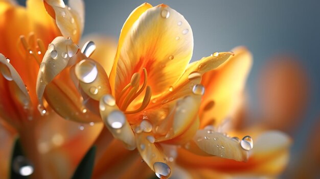 Orange lily hd 8k wallpaper stock photographic image