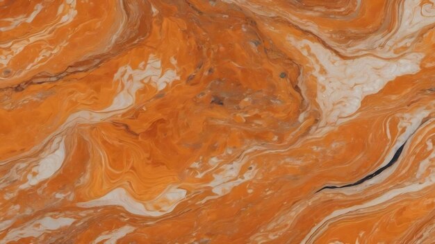 Orange marble texture background generative ai
