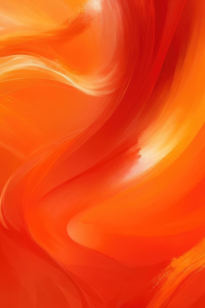 オレンジ色の動き 抽象的な背景