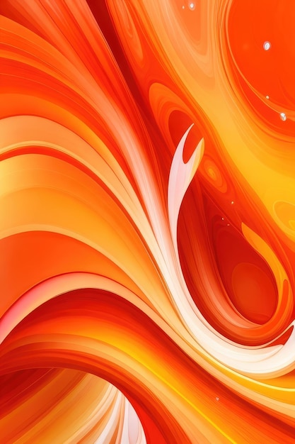 Orange motions abstract background