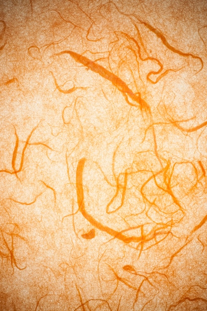 Orange mulberry paper.