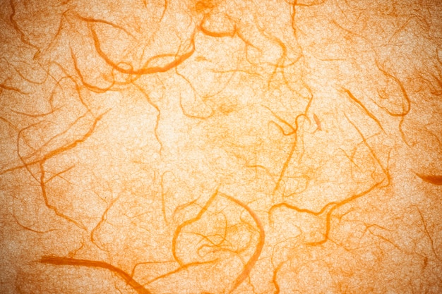 Orange mulberry paper.