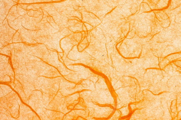 Orange mulberry paper.