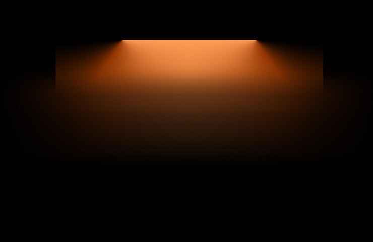Photo orange neon background tubelight background