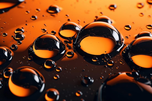 Orange oil drops Generate Ai