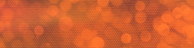 Orange panorama bokeh background for Banner Poster ad celebration and various design works