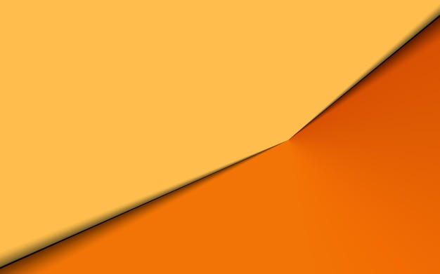 Orange paper card abstract background