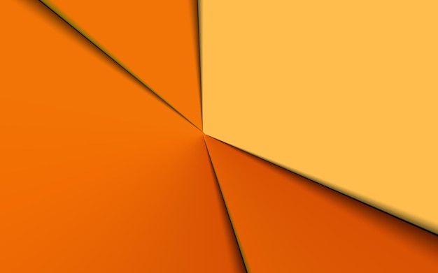 Orange paper card abstract background