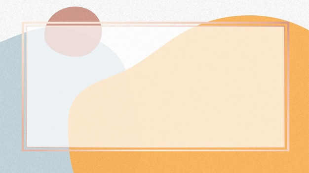 Orange pattern frame png design space