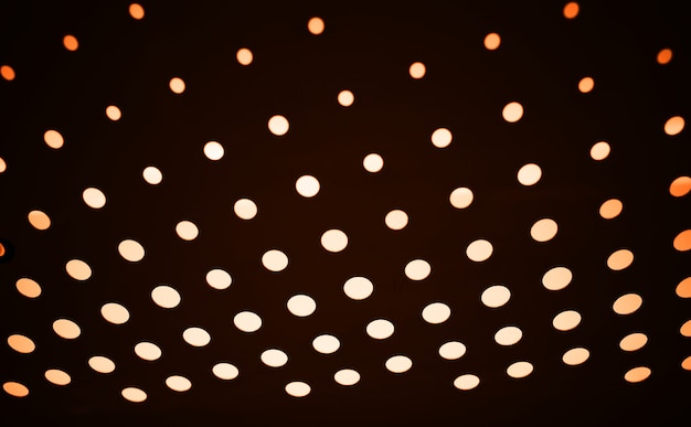 Orange perforated holes abstract texture background