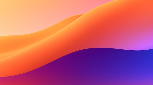 An orange and pink background with a wavy design