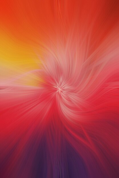 orange pink and blue floral waves abstract background