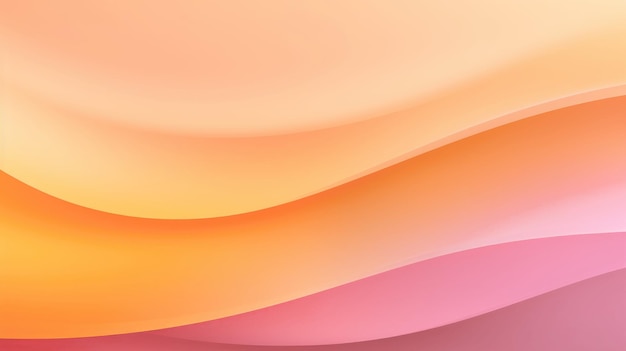 Orange and pink gradient abstract line and wave background