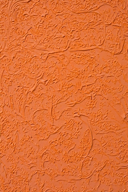 The orange plaster texture exudes an aura of creativity and enthusiasm