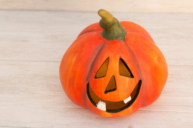 Orange pumpkin lantern 