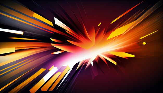 An orange and purple background with a burst of light and the words " orange " on the bottom.