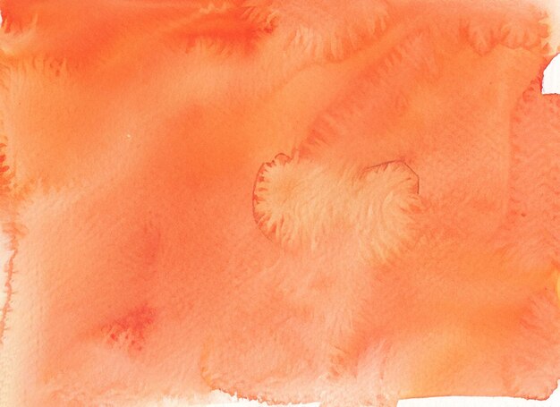 Photo orange and red watercolor texture red