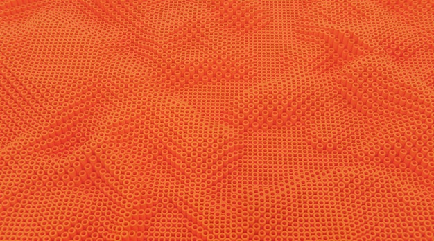 Foto arancio soddisfacente modello minimo 3d rendering astratto geometrico sfondo colorato costruttivo wallpapermoderno stile trendy elemento di design dinamico in movimento