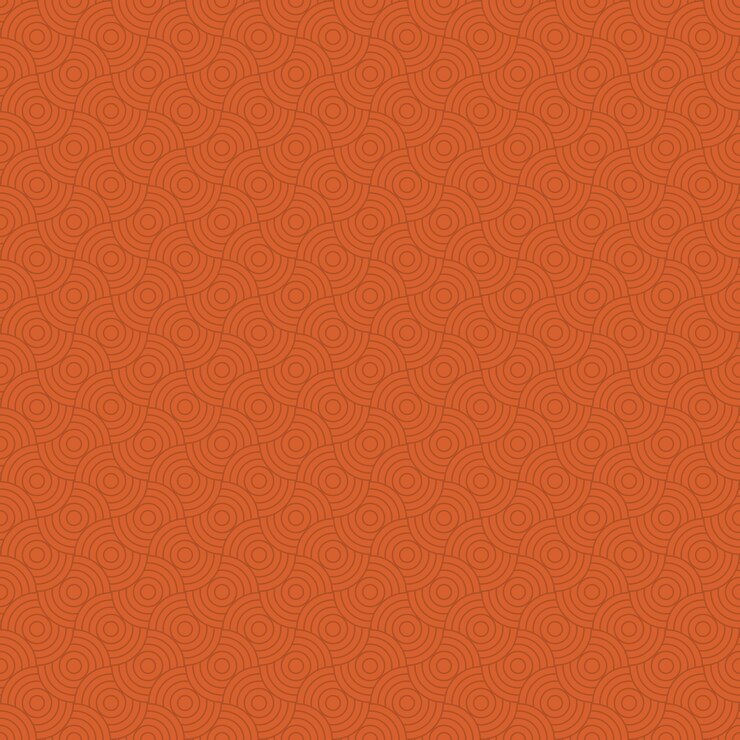 Photo orange seamless pattern. modern stylish texture. repeating geometric tiles. concentric circles