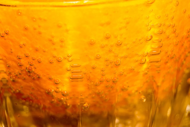 Orange slice in water