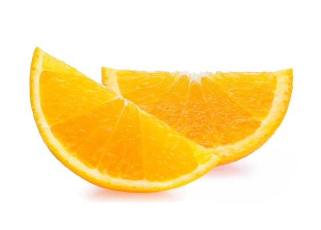 Orange slice isolated on white background