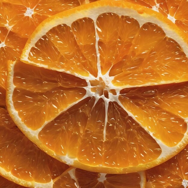 Orange slice macro