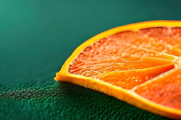 Orange slice used as a snack or garnish in drinks