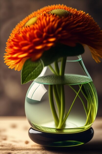 Orange slice with orange juice splash isolated