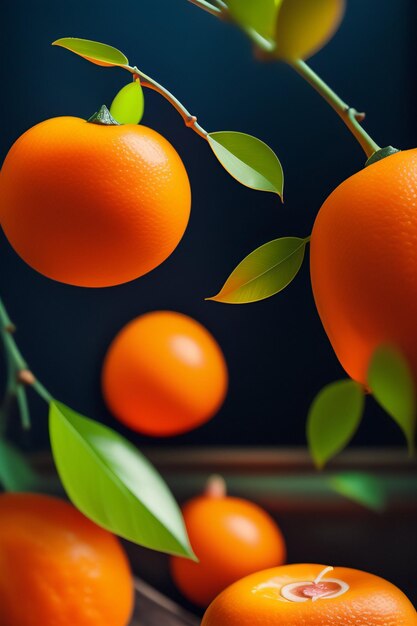 Orange slice with orange juice splash isolated