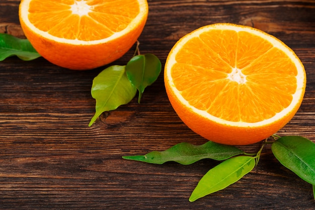 Orange sliced into pieces