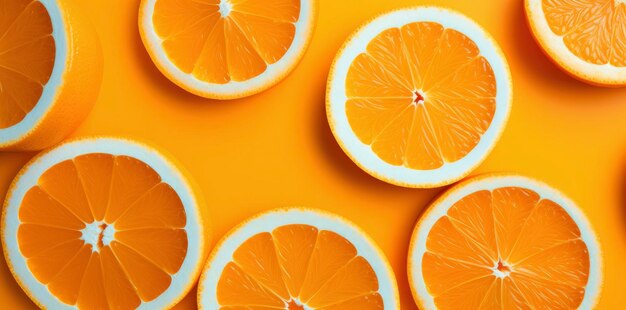 Orange slices are cut in rings