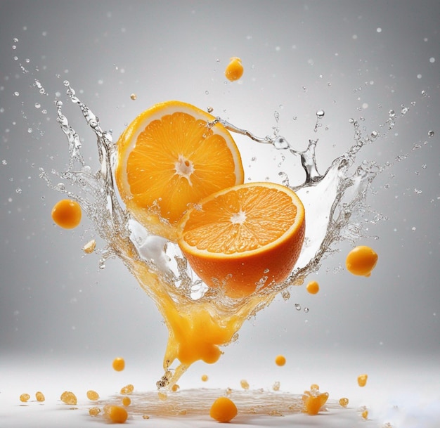 Orange slices Splash