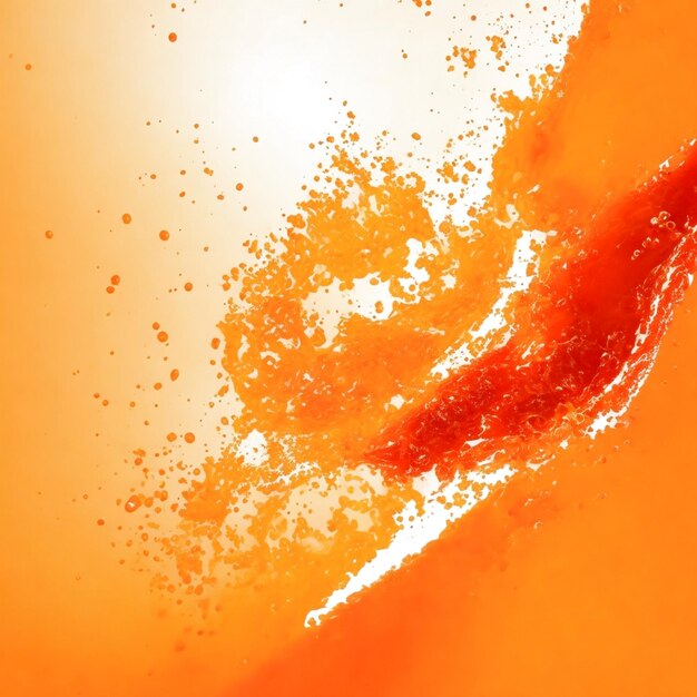 Photo orange splash background generated ai