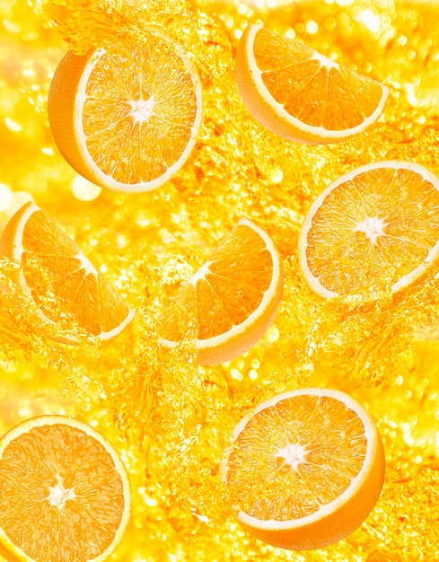 orange splash