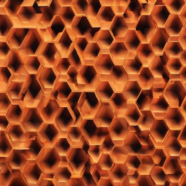 Orange sqared pattern background