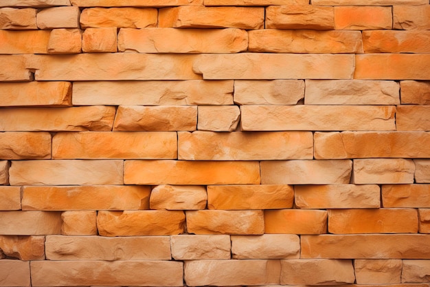 Orange stone wall texture background