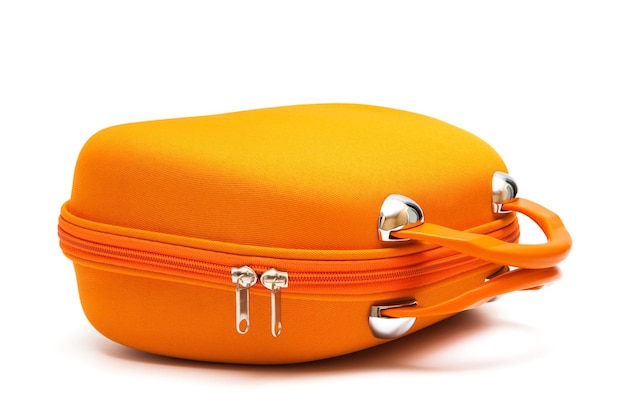 Orange suitcase