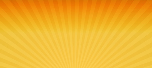 Orange sun burst pattern panorama widescreen background