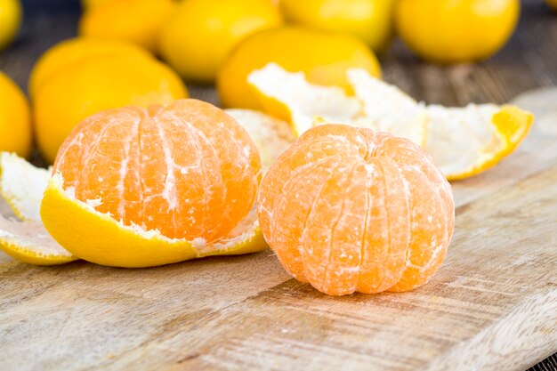 orange tangerines