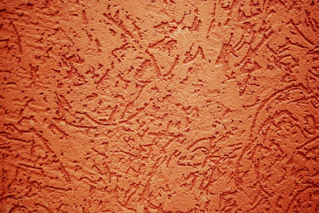 Orange textured wall