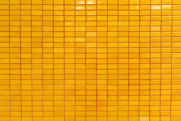 orange tile wall, background or texture