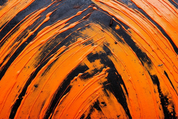 Photo orange tire track background