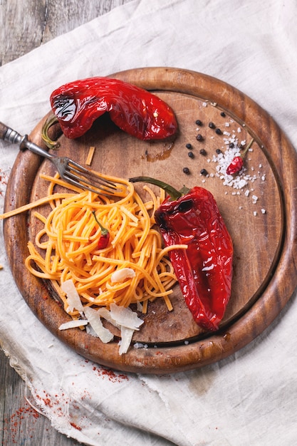 Spaghetti al pomodoro arancia