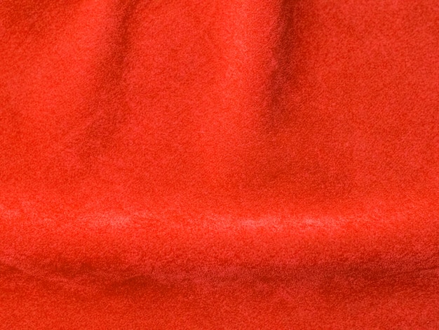 Orange velvet fabric texture used as background Empty Orange fabric background of soft and smooth textile material There is space for text